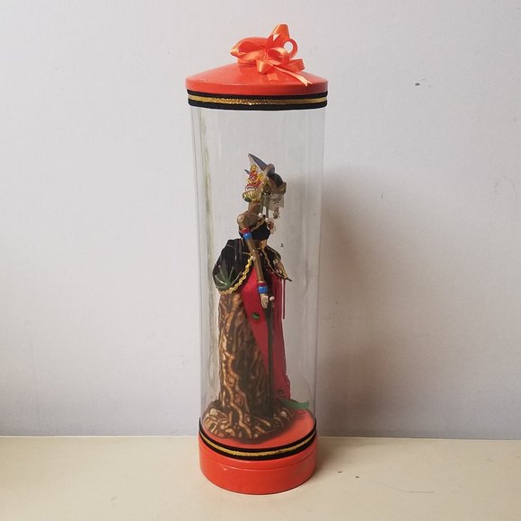 Vintage Wayang Golek Indonesian Cupumanik Shinta Wooden Stick Puppet - Picture 9 of 14